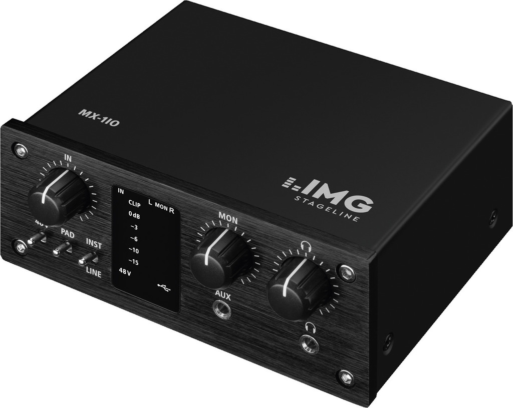 IMG Stage Line Mini Battle Mixer von IMG STAGE-LINE MPX-5 Oldschool Top Klang+Verarb.-Qualität 